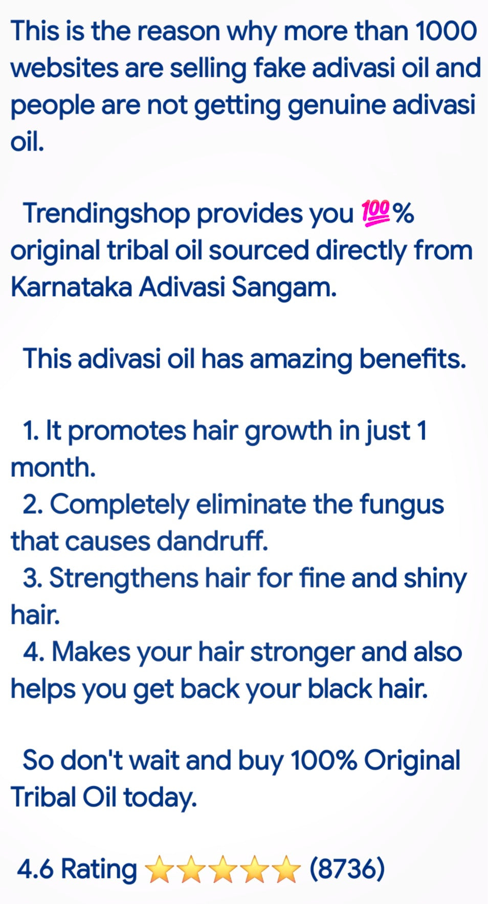 ADIVASI KARNATAKA HAKKI PIKKI HAIR OIL