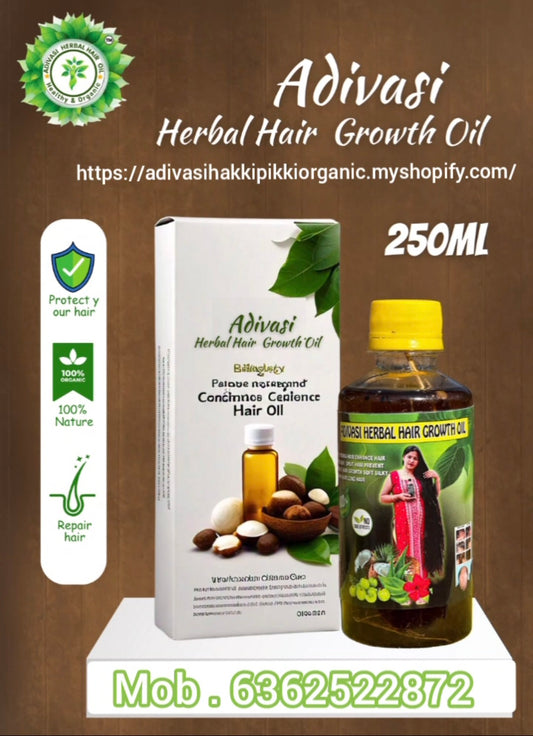 ADIVASI KARNATAKA HAKKI PIKKI HAIR OIL