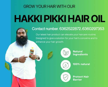 ADIVASI KARNATAKA HAKKI PIKKI HAIR OIL